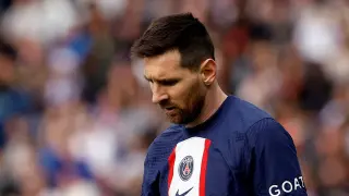 Leo Messi, el 30 de abril en París.