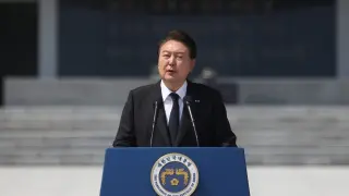 El presidente de Corea del Sur, Yoon Suk Yeol.