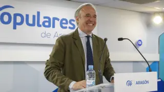 El actual alcalde de Zaragoza, Jorge Azcón.