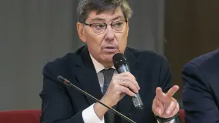 El vicepresidente aragonés en funciones, Arturo Aliaga.