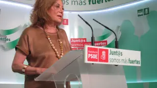 Presidenta del PSOE-A, Amparo Rubiales.