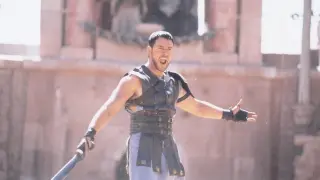 Imagen de la película Gladiator, con Rusell Crowe como protagonista.