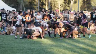El campo de Los Sotos vibró durante el fin de semana con el Fat Rugby.