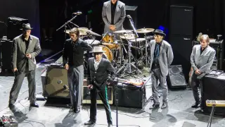 Bob Dylan, con la banda que le acompañaba en 2012.