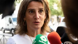 La vicepresidenta tercera del Gobierno y ministra para la Transición Ecológica y el Reto Demográfico, Teresa Ribera.