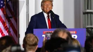 Trump, durante una comparecencia en Nueva Jersey.