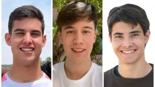Jorge Mercado, David Lanzarote y Carlos Navas, las mejores notas de la Evau de Zaragoza, Huesca y Teruel, respectivamente.