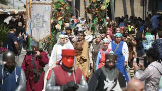 Desfile inaugural del Mercado de las Tres Culturas, en Zaragoza