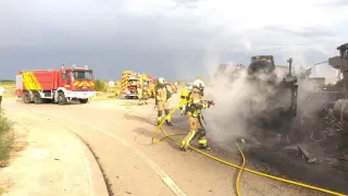 Una reciente intervención de los bomberos del Speis en un accidente de tráfico.