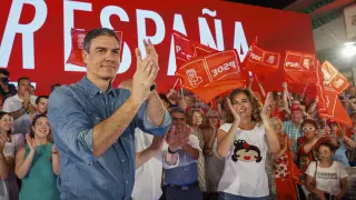 Acto del PSOE precampaña para las elecciones generales