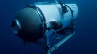 El submarino turístico desaparecido en el Atlántico con cinco personas a bordo que iban a ver los restos del Titanic