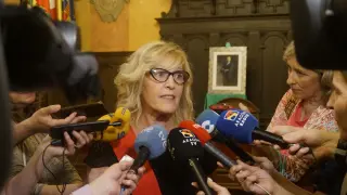 Silvia Salazar es la nueva portavoz del PSOE en el Ayuntamiento de Huesca.