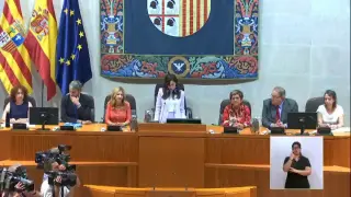 Así es Marta Fernández, presidenta de las Cortes de Aragón