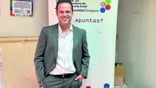 Víctor Meseguer, comisionado especial para la economía social del Ministerio de Trabajo, el pasado lunes en Zaragoza