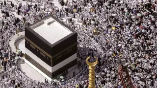 Peregrinos musulmanes en La Meca.