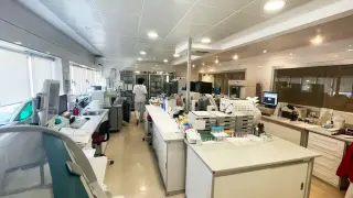 Laboratorio Analiza en la Clínica HLA Montpellier.