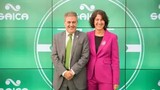 Ramón Alejandro, actual presidente de Saica, y Susana Alejandro, futura presidenta de Saica.