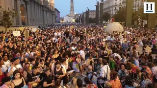 Manifestación del Día del Orgullo LGTBI en Zaragoza
