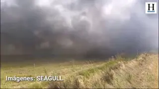 Vídeo: incendio en Sangarrén