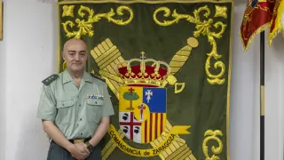 El coronel Luis Germán Avilés Cabrera, jefe de la Comandancia de la Guardia Civil de Zaragoza.