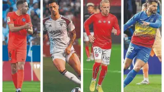 Marc Aguado, Maikel Mesa, Lecoeuche y Bakis, nuevas caras del Real Zaragoza.