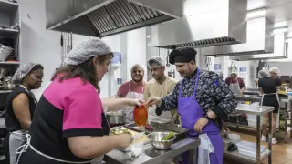 Escuela de cocina Azafrán de Zaragoza.