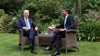 Imágenes de la visita de Biden al Reino Unido