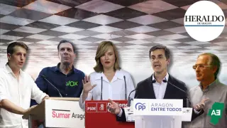 Debate Heraldo entre los cinco cabezas de lista al Congreso por Zaragoza