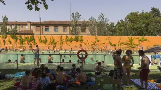 Ola de calor en las piscinas municipales de Gran Vía