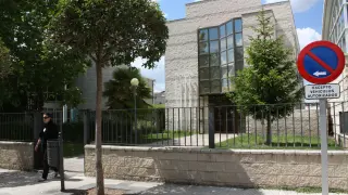 En la imagen, el edificio del Juzgado de Calamocha.