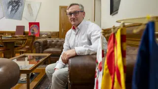 oaquín Juste, presidente de la diputación provincial de Teruel.