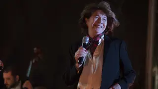 Concierto de Jane Birkin en las Fiestas del Pilar de 2018, en Zaragoza.