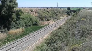 Infraestructura ferroviaria en Aragón.