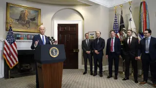 El presidente estadounidense Joe Biden en Washington.