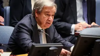 El Secretario General de la ONU, Antonio Guterres.