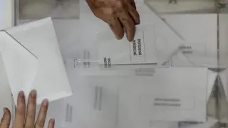 Jornada electoral en España.