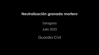 Neutralizan en Huesca una granada de la Guerra Civil