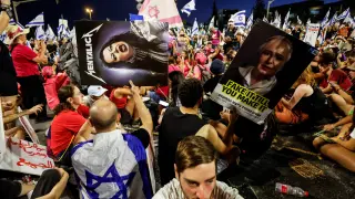 Protestas en Israel por la reforma judicial