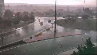 Vídeo de la tormenta que ha barrido Huesca esta tarde