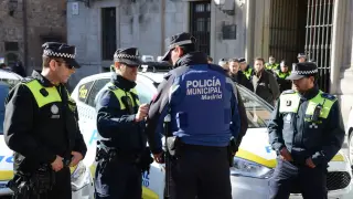 Agentes de la Policía Municipal de Madrid.