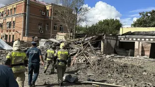 Explosión en la ciudad rusa de Taganrog. Associated Press/LaPresse Only Italy and Spain