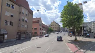 Una de las principales calles de Augsburgo, en Baviera.