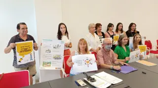 Rueda de prensa para informar sobre la situación sanitaria en Teruel
