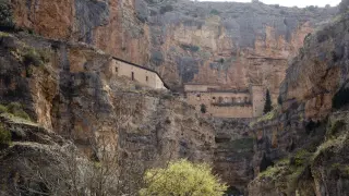 Vista general del Castillo de Los Moros, en Jaraba