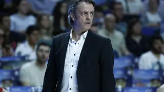 Porfirio Fisac, entrenador del Casademont Zaragoza.
