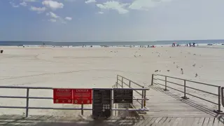 La playa de Rockaway Beach, una de las más icónicas de Nueva York