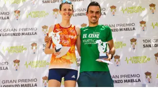 Alberto Puyuelo y Sara Benedí, vencedores en Maella