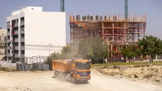 Fotos de viviendas en construcción en Arcosur