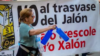 Los vecinos de Paracuellos de la Ribera ya se manifestaron a principios de junio.