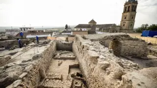 Excavaciones en el Castillo de Montilla
